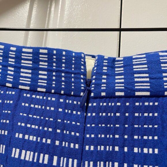 Banana Republic Cobalt Crosshatch Pencil Skirt Blue – Petite 2 - Picture 13 of 16